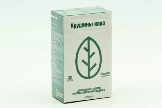 Крушины кора 1.5 г, 20 шт, сырье-порошок