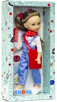Кукла КНОПА Мишель на пленэре