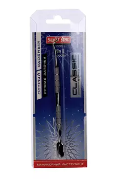Кюретка Silver Star д/педикюра/маникюра вогнутая лопатка АТ 984