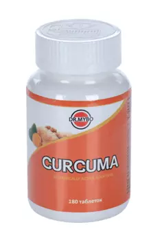 Куркума Dr Mybo, 180 шт, таблетки