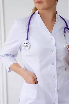 Куртка MiTa Стиль Сатори медицинская жен белый р 42 (158-164)