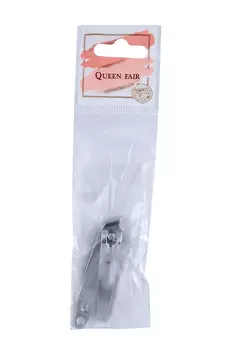 Кусачки-книпсер Queen fair маникюрные скошенное лезвие 6 см цвет серебристый