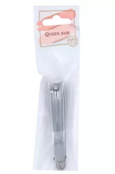 Кусачки-книпсер Queen fair педикюрные с пилкой 7,6 см цвет серебристый