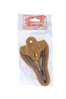 Кусачки Queen fair маникюрные 10 см длина лезвия 7 мм в чехле цвет серебристый