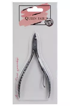 Кусачки Queen fair маникюрные 11 см длина лезвия-9 мм цвет серебристый
