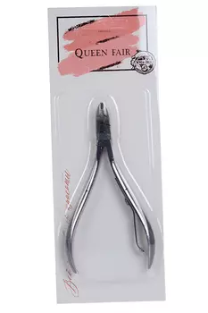 Кусачки Queen fair маникюрные 9,5 см длина лезвия-7 мм цвет серебристый
