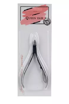 Кусачки Queen fair маникюрные д/кутикулы 9 см длина лезвия-9 мм на блистере цвет серебристый