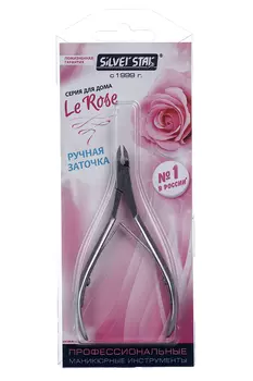 Кусачки Silver Star д/кутикулы 4 мм миниатюрный сустав маленькие лезвия/пяточка АТ 881 Le Rose