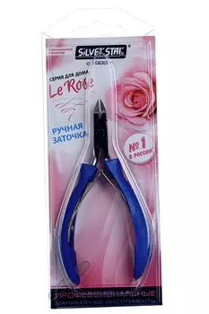 Кусачки Silver Star д/кутикулы 5 мм средние лезвия силиконовые ручки АТ 1105 Le Rose