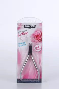 Кусачки Silver Star д/кутикулы 6 мм средние лезвия одинарная пружина КСС 1 Le Rose