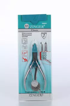Кусачки ZINGER д/маникюра широкие (11902)