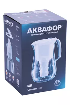 Кувшин Аквафор орлеан д/воды с фильтром А7 вишневый 4,2 л