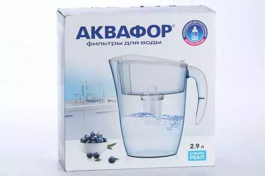 Кувшин Аквафор реал д/воды с фильтром В15 белый 2,9 л