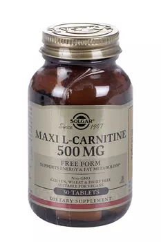 Л-Карнитин, 500 мг, 30 шт, таблетки