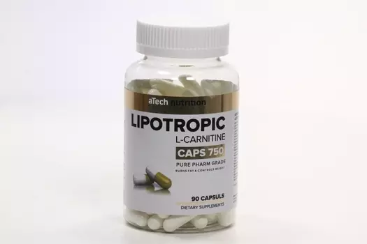 L-карнитин aTech nutrition липотропик капс, 90 шт