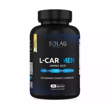 L-Карнитин мужской Solab, 90 шт, капсулы