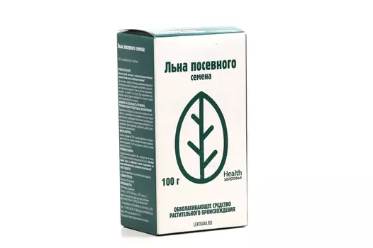 Льна посевного, 100 г, семена цельные