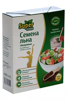 Льна семена обжаренные, 300 г