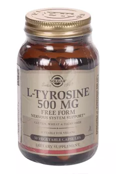 L-тирозин 500 мг Солгар, 716 мг, 50 шт, капсулы