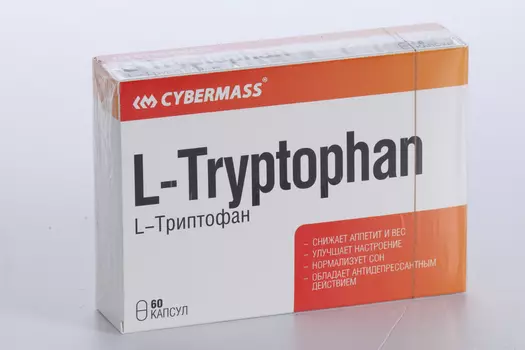 L-Триптофан Cybermass, 60 шт, капсулы