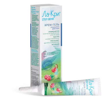 Ла-Кри крем-гель стоп акне локального действия, 15 г