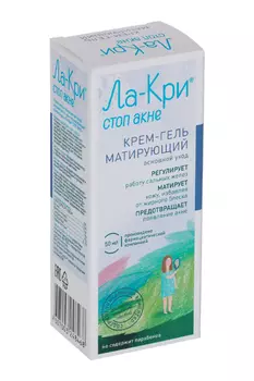 Ла-Кри крем-гель стоп акне матирующий основной уход, 50 мл