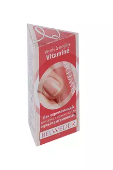 Лак Бельведер укреп д/сух/ломк ногтей мультивит, 8 мл, (A/OMULN)