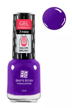 Лак Brigitte Bottier гелевый фиолетово-баклажановый 12 мл GF-71