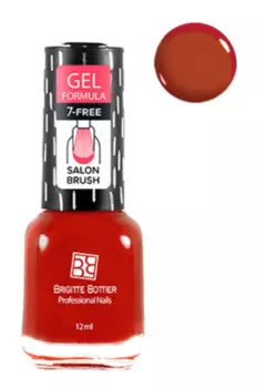 Лак Brigitte Bottier гелевый красный 12 мл GF-10
