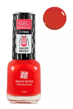 Лак Brigitte Bottier гелевый роз неон 12 мл GF-11