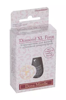 Лак д/ногтей Dona Mirelle Diamond XL Force упрочнитель с алмазной микропудрой д/ногтей, 17 мл