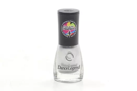 Лак Dance Legend д/стемпинга 04 silver 6,5 мл