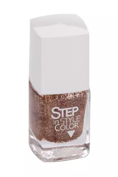 Лак Step in Style Color д/ногтей №02 с золотыми блестками 11 мл