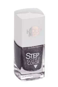 Лак Step in Style Color д/ногтей LE №144 голография серый/фиолетовый 11 мл