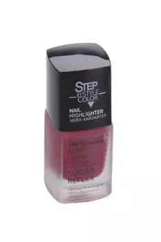 Лак Step in Style Nail Highlighter лечеб д/ногт хрустал блеск №23 светоотраж/роз 11 мл