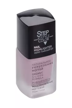 Лак Step in Style Nail Highlighter лечебный д/ногт розовый блеск №08 перламутр 11 мл