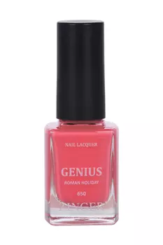 Лак ZINGER GENIUS д/ногтей коралловый 12 мл (650)