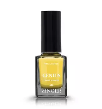 Лак ZINGER GENIUS д/ногтей кукурузный 12 мл (648)