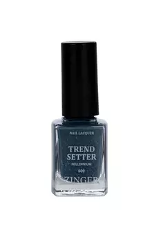 Лак ZINGER TRENDSETTER д/ногтей джинсовый серо-голубой 12 мл (609)