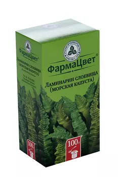 Ламинарии слоевища (Морская Капуста) ФармаЦвет, 100 г, сырье растительное измельченное Красногорск