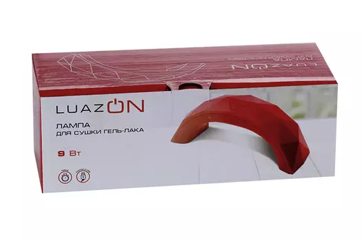 Лампа для гель-лака LuazON LUF-11, LED, 3 диода, 9 Вт, таймер, USB, белая