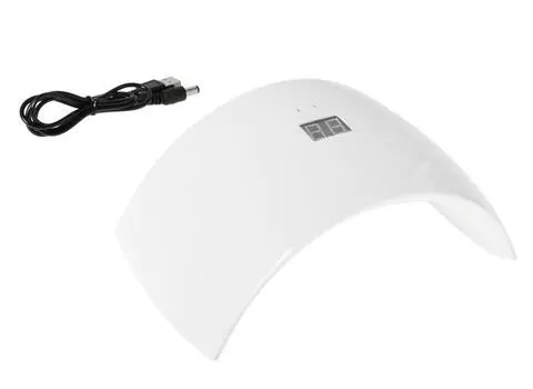 Лампа для гель-лака LuazON LUF-21, LED, 15 диодов, 24 Вт, таймер, 220 В, белая