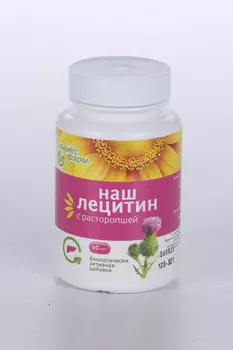 Лецитин Наш с расторопшей, 60 шт, капсулы
