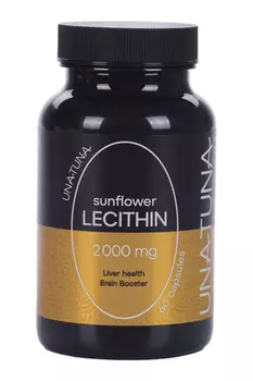 Лецитин подсолнечный UNATUNA, 2 000 мг, 60 шт, капсулы