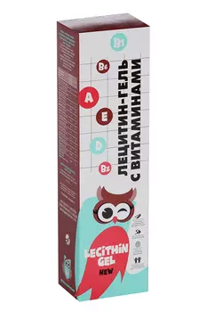 Лецитин с витаминами, 165 г, гель для приема внутрь