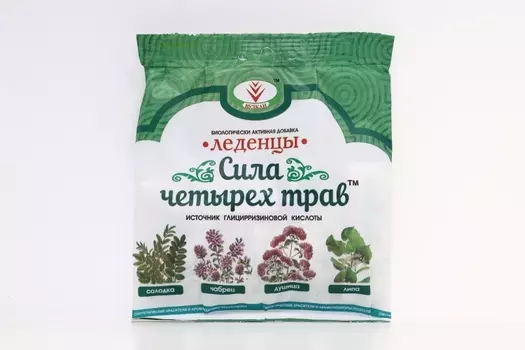 Леденцы Сила четырех трав, 50 г