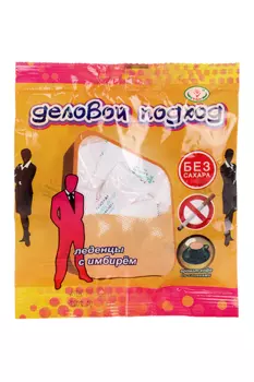 Леденцы Вулкан Деловой подход с имбирем аромат кофе со сливками б/сахара, 50 г