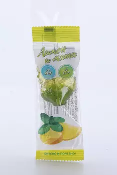 Леденец «Петушок» с витамином С со вкусом лимона и мяты, 17 г