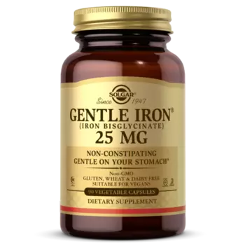 Легкодоступное железо Джентл Айрон, 475 мг, 90 шт, капсулы