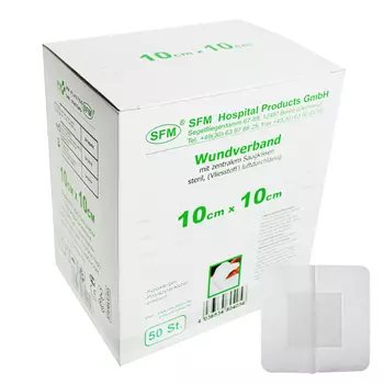 Лейкопластырь (ПОВЯЗКА) SFM-PLASTER мед/фикс 20 см х10 см